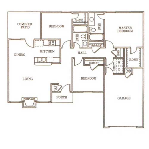 Fox Hollow Apartments plan b